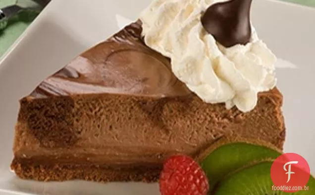 Chocolate Escuro Cheesecake Marmorizado Escuro