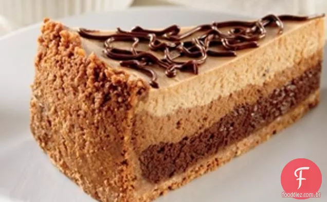 Hershey'S Especial chocolate escuro cheesecake em camadas