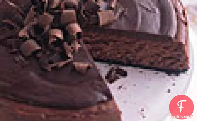 Cheesecake De Chocolate Escuro Profundo