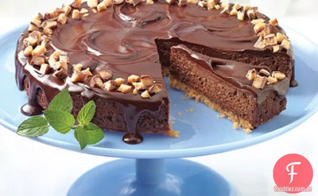 Chocolate Truffle Toffee Cheesecake
