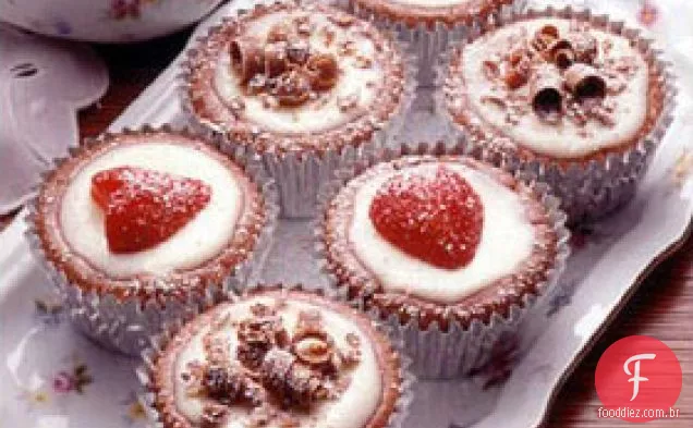 Mini Cheesecakes De Cacau Simples
