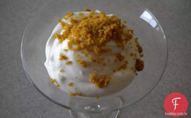 Pudim que tem gosto de Cheesecake da mãe