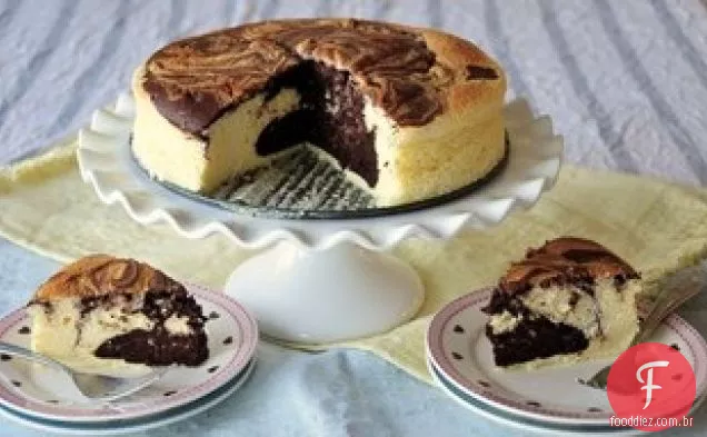 Cheesecake Chiffon Marmorizado