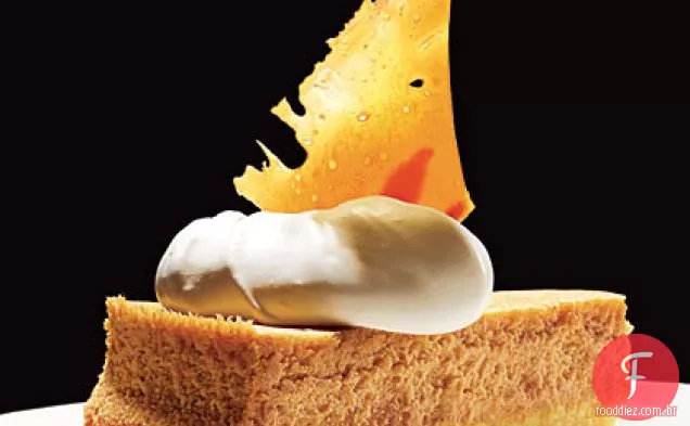 Cheesecake De Abóbora-Amêndoa