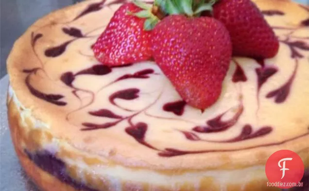 Cheesecake De Redemoinho De Framboesa