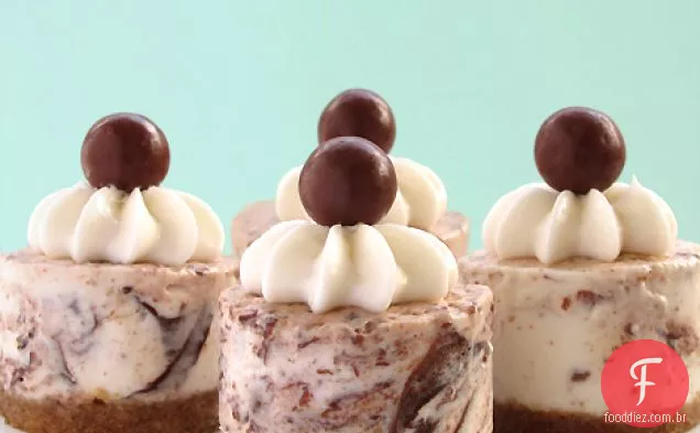 Chocolate Butterscotch No-bake Cheesecake