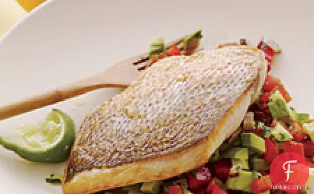 Pargo Com Pimentão Salsa