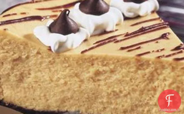 Cheesecake De Manteiga De Amendoim com Chocolate Reese