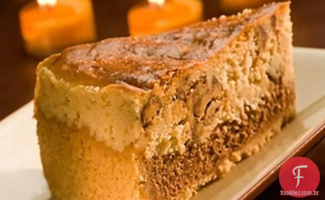 Cheesecake do amante do copo da manteiga de amendoim