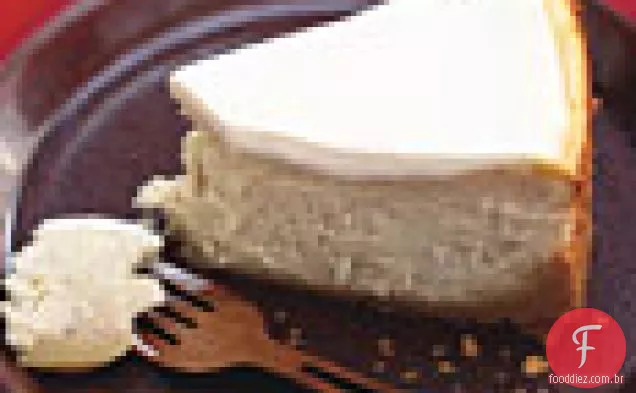 Cheesecake com especiarias Chai com crosta de gengibre