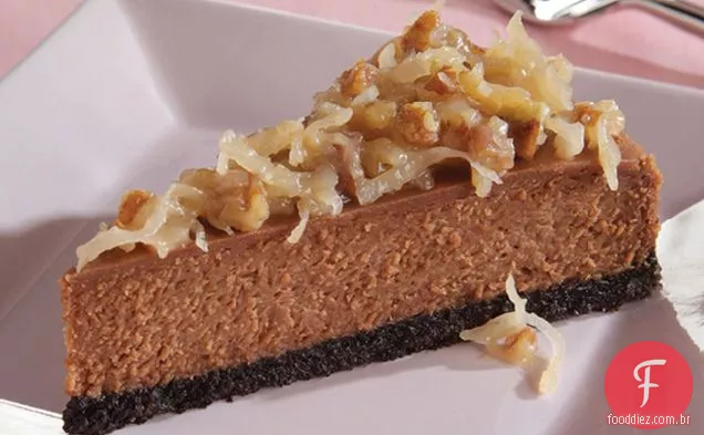 Cheesecake de chocolate alemão do padeiro