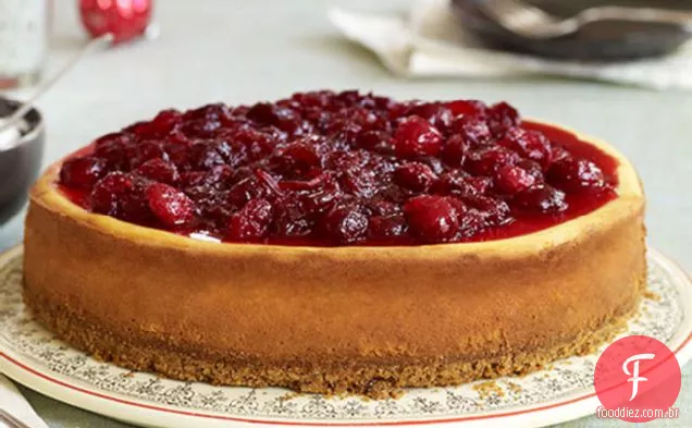 Cheesecake De Canela E Cranberry