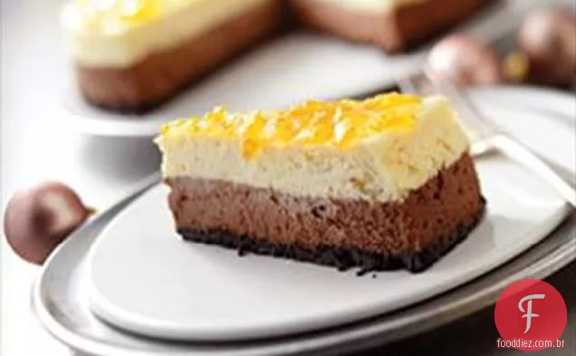 Cheesecake Chocolate-Laranja