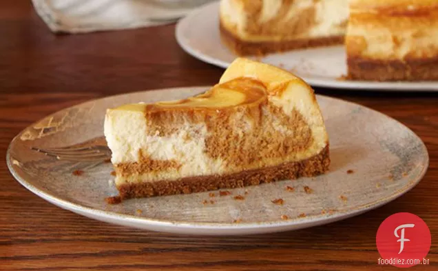 Dulce De Leche Swirl Cheesecake