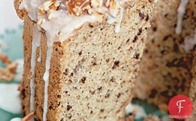 Almond Crunch & Chocolate Confetti Chiffon Cake
