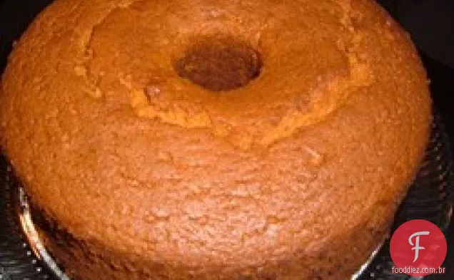 Bolo De Chiffon De Açúcar Queimado