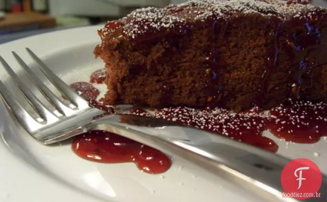 Bolo De Suflê De Chocolate Escuro