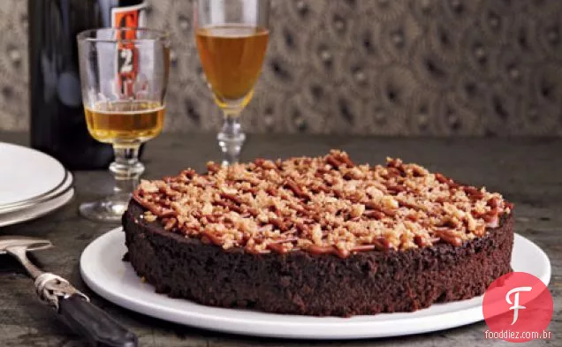 Receita Densa De Bolo De Batata Doce Laranja E Chocolate Escuro