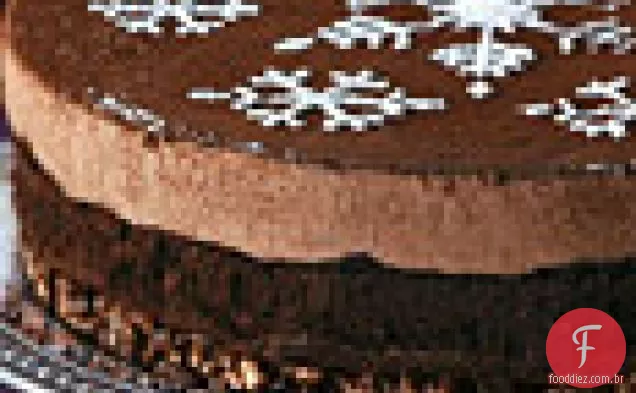 Bolo De Mousse de Chocolate ao leite com crosta crocante de avelã