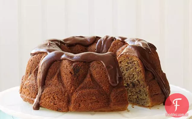Bolo De Banana E Chocolate