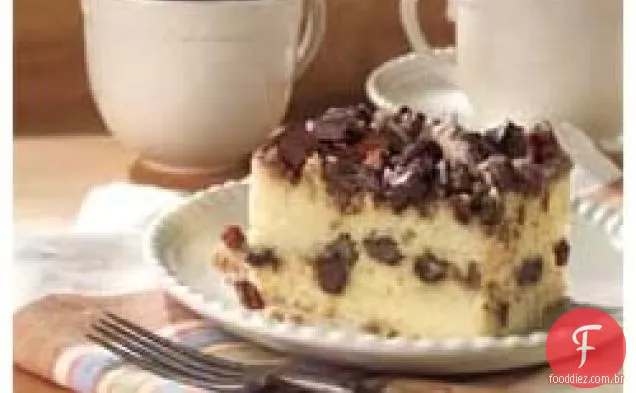 Chocolate Chunk-Bolo De Café Com Canela