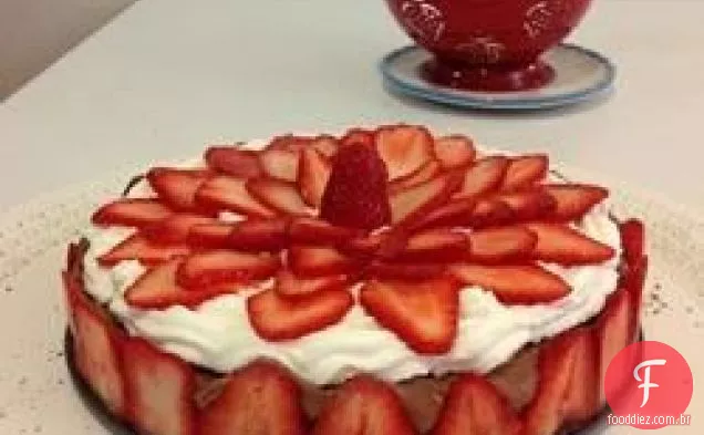 Bolo Mousse Chocolate Morango