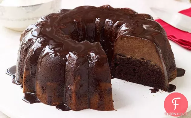 Bolo De Mousse De Chocolate Triplo