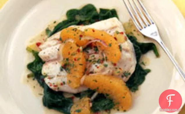 Pargo Vermelho Com Salsa Cítrica