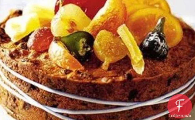 O Bolo De Natal Com Chocolate Nele