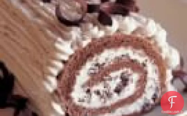Bolo De Creme De Castanha Enrolado