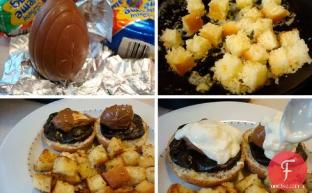 Cakespy: Cadbury Creme Eggs Benedict