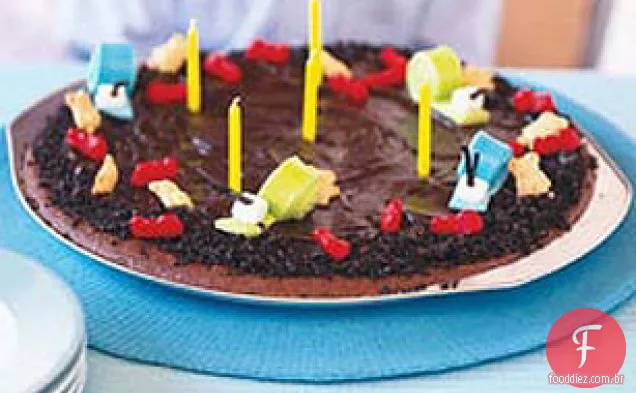 Bolo Da Poça Da Lama Do Brownie