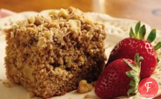 Cardamomo-bolo de café com migalhas