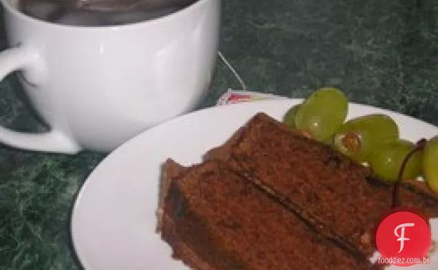 Bolo Da Cidade Do Chocolate Do Natal