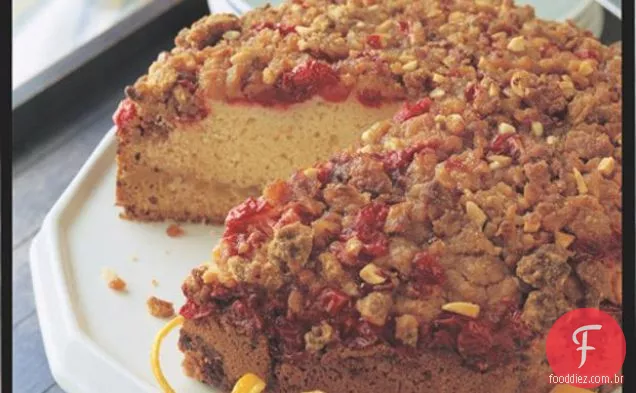 Bolo De Café Cranberry-Laranja