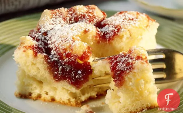Bolo De Café Com Queijo Framboesa