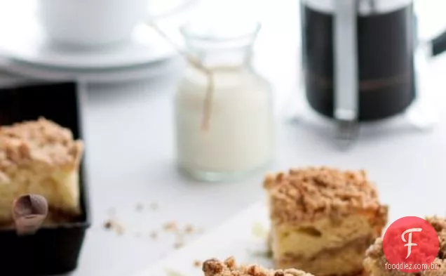 Bolo de café com migalhas temperadas com Chai