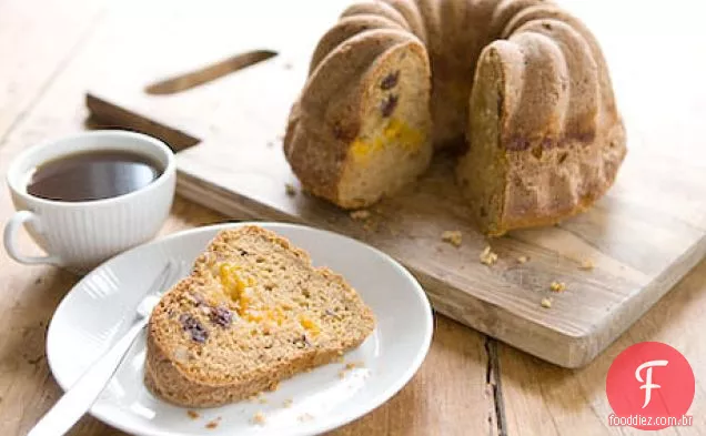 Bolo De Café Cereja, Laranja E Noz-Pecã