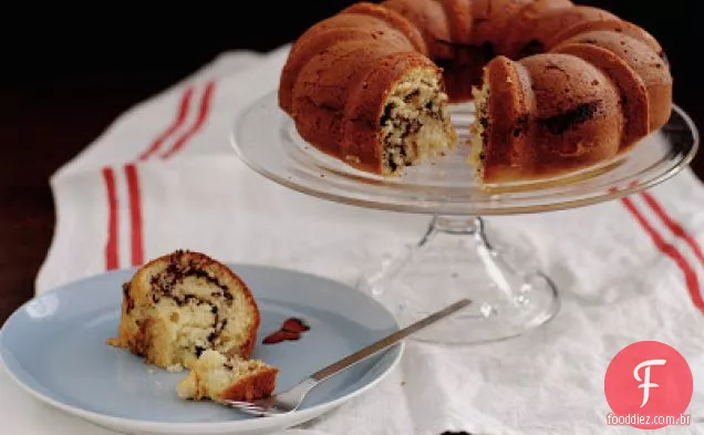 Bolo De Café Úmido E Marmorizado