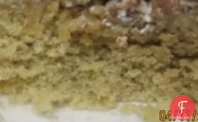 Pralines, bolo de café e creme