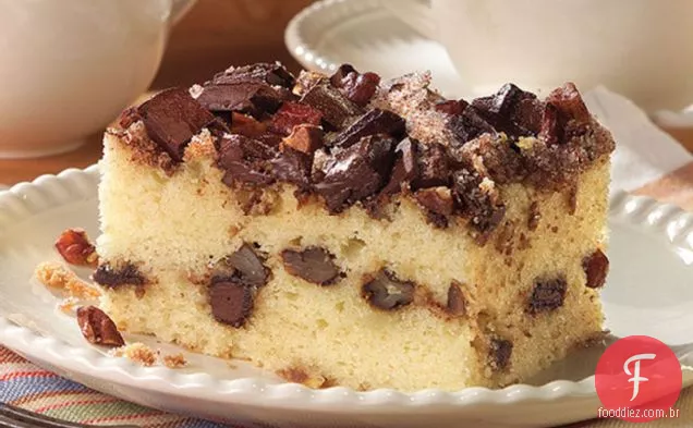 Chocolate Chunk-Bolo De Café Com Canela