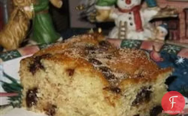 Bolo De Café Com Chip De Chocolate