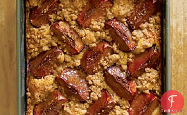 Bolo De Café Ameixa Com Açúcar Mascavo E Cardamomo Streusel