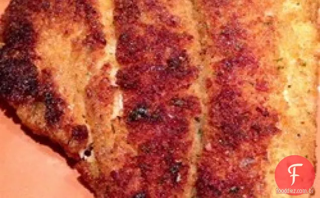 Filetes de Snapper com crosta de Cajun