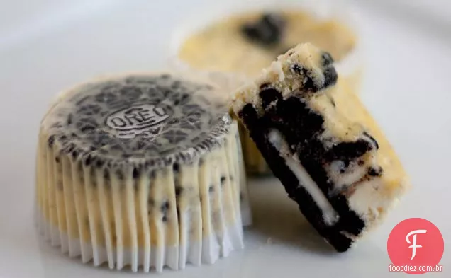 Biscoitos E Creme Cheesecake Cupcakes
