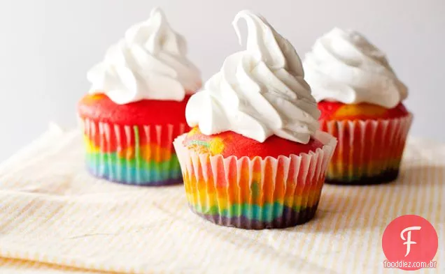 Cupcakes Arco-Íris