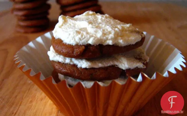 Biscoitos De Gengibre Icebox Cupcakes