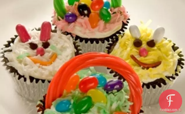 Easter Basket Cupcakes
