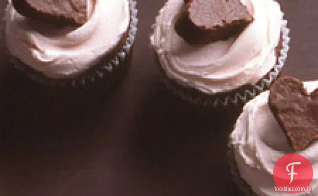 Brownie Coração Cupcakes