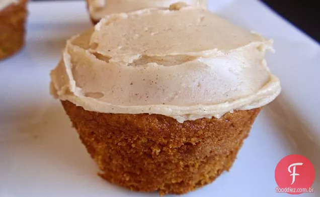 Cupcakes De Manteiga Marrom Abóbora